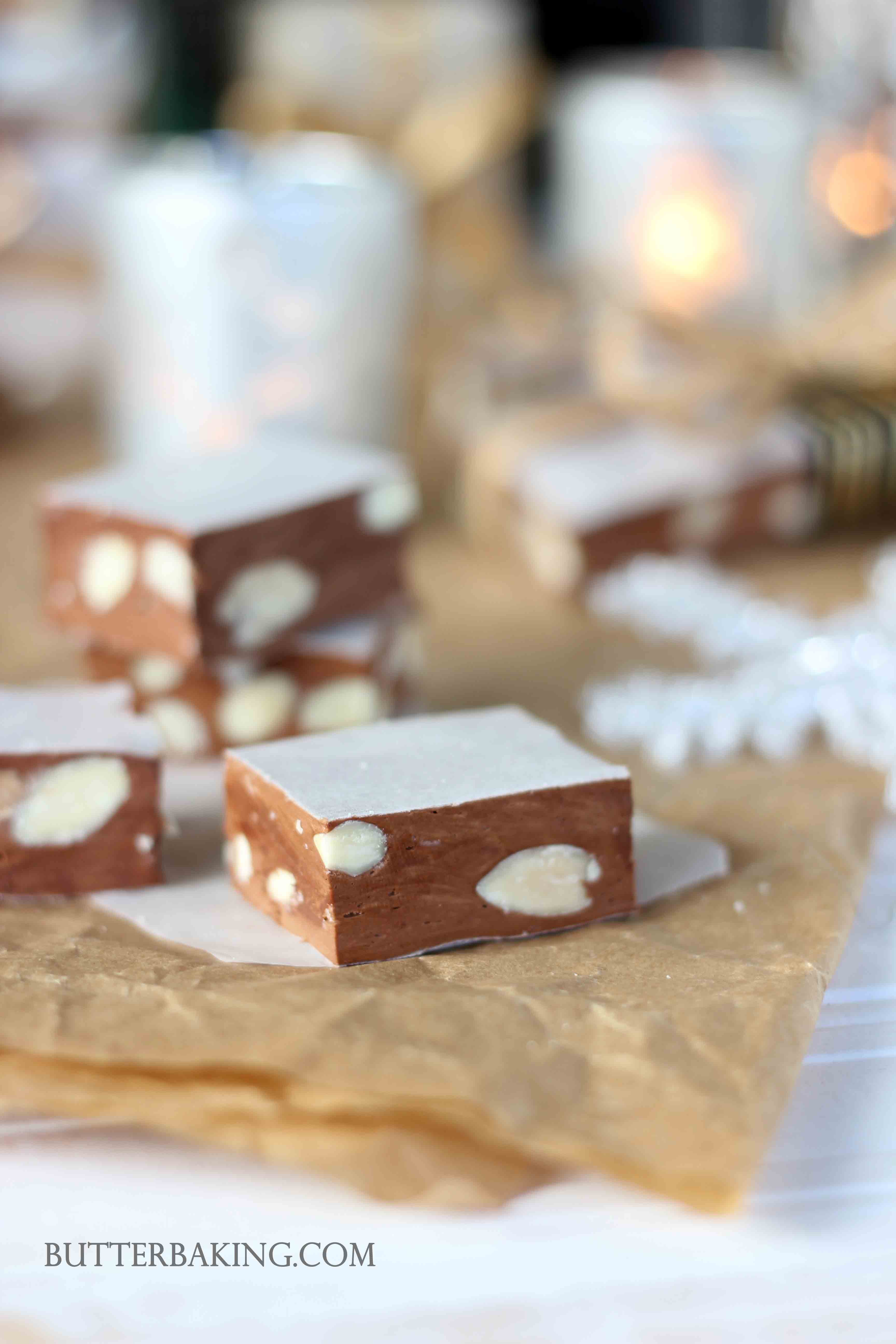 Chocolate Almond Nougat | Butter Baking