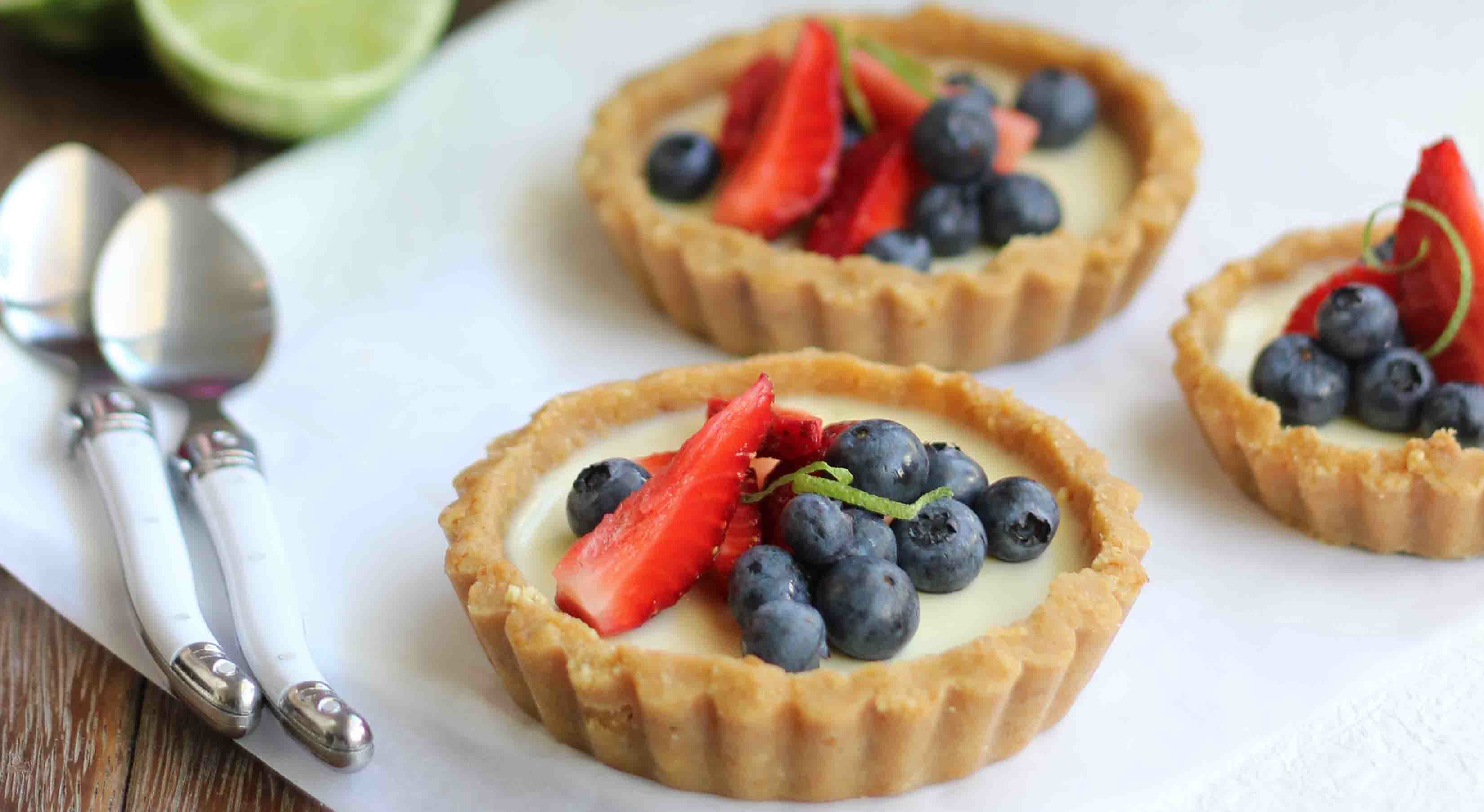 Berry and Lime Panna Cotta Tart | Butter Baking