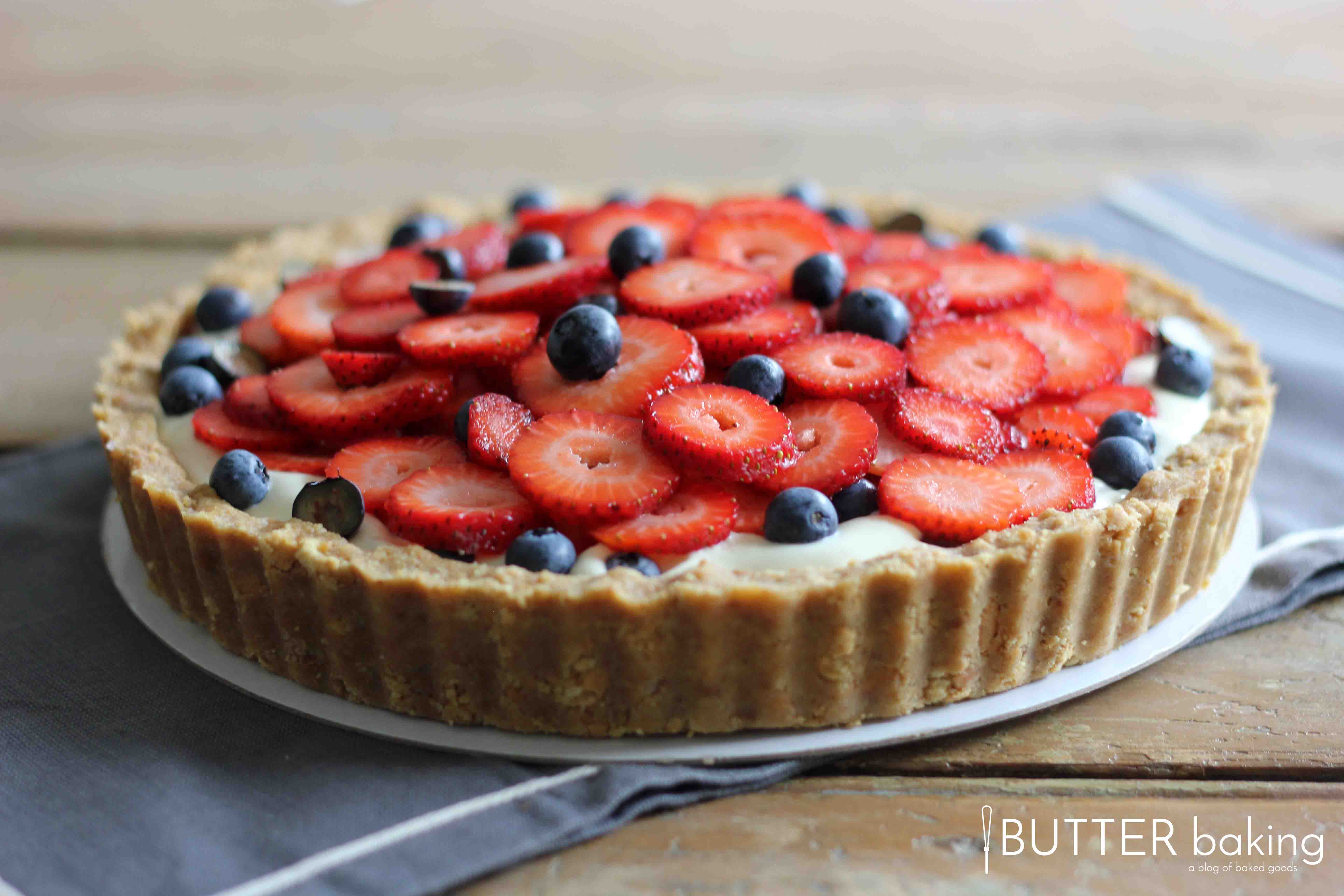 No-Bake Berry Cheesecake Tart – Butter Baking